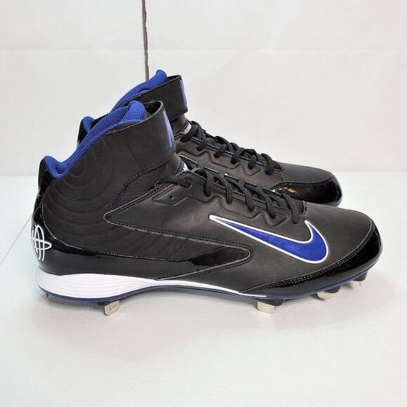 Nike Huarache Strike Mid Metal Baseball Cleats 14 - Picture 4 of 10